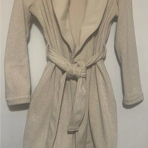 UGG Duffield Robe,double-knit fleece fabric,incredibly soft cozy&warm“oatmeal” S